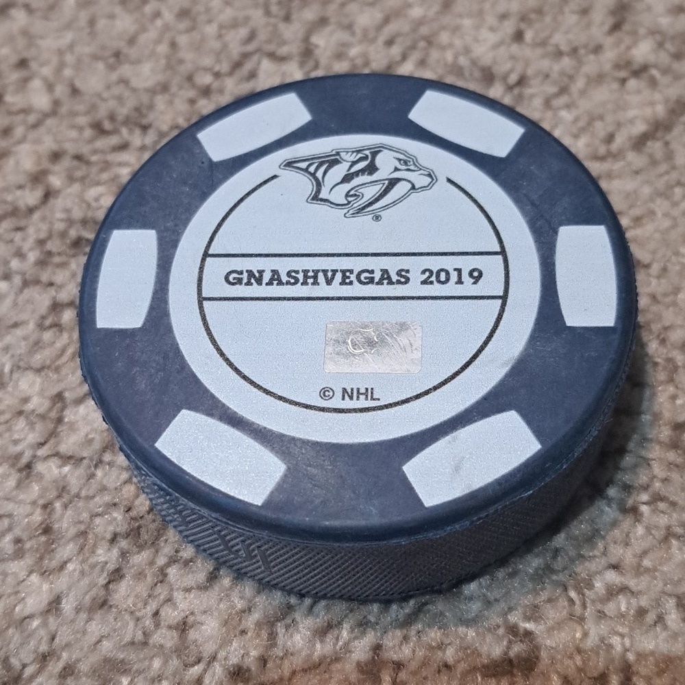NHL Nashville Predators 2019 hockey puck